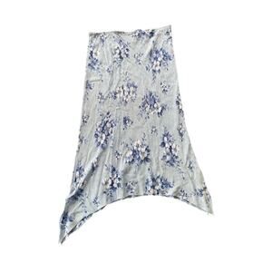 Y2k floral asymmetrical skirt